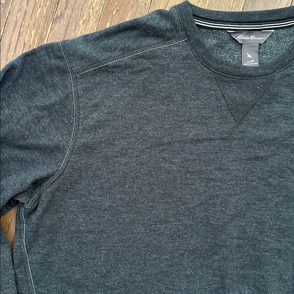 Eddie Bauer Men's Dark Gray Crewneck Sweatshirt, Medium - Picture 3 of 5